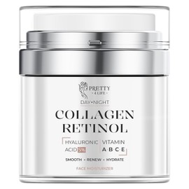 Crema Antiedad Avanzada - Colágeno, Retinol, Ácido Hialurónico Y Vitamina C - Hidratante Para Rostro, Cuello Y Escote - Reafirma, Hidrata Y Reduce... 