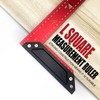 150mm Double 45 Degree Woodworking Angle Ruler L Measurements Ruler
