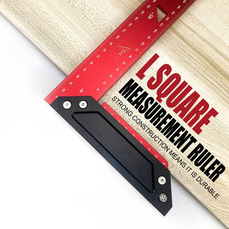 150mm Double 45 Degree Woodworking Angle Ruler L Measurements Ruler
