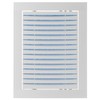 150x200mm / 6x8 inch White Plastic Ventilation Grille - Air