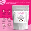 Chelly Superior Sculpting Powder Professional Acrylic Nail System Clear Blush