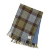 100% Harris Tweed Wool Tartan Scarf, 155cm x 25cm, Soft