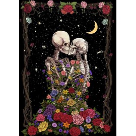 Diamond Painting Kits for Adults - Skeleton skeleton DIY 5D Diamond Art Kits Full Drill Diamond Dots Paintings with Diamonds Gem Art and Crafts Home Decor 12x16inch