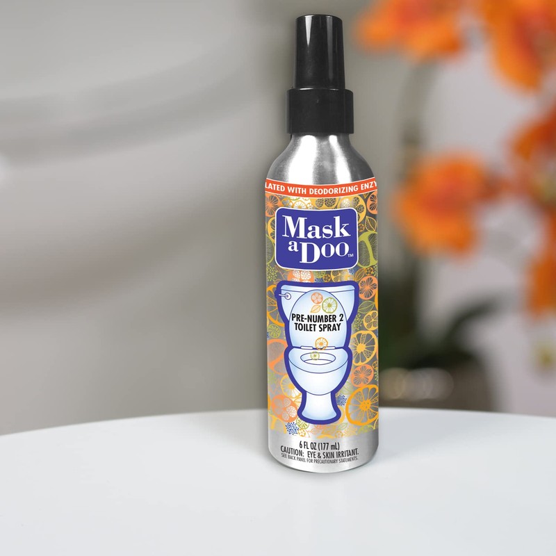 SANI 360° Mask a Doo Toilet Spray, Portable Bathroom-Deodorizing Enzyme