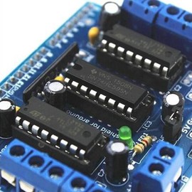 Eagles L293D DC Motor Drive, 1 PCS Motor Control Shield Module Stepper Motor Drive Shield Expansion Board Compatible with Arduino, Diecimila, Duemilanove, Arduino UNO, Arduino Mega 2560