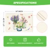Artoid Mode Spring Set of 4 Placemats, Flower Vase, Tulip,