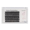 Bodermincer 72pcs 3D Effect Glue Bonded Mink Super Cluster Eyelash
