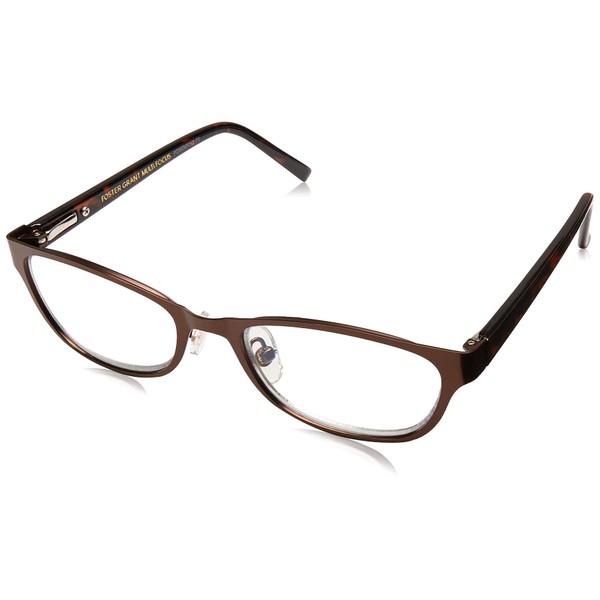 Foster Grant Charlsie Multifocus Reading Glasses, Tortoise/Transparent, 2 x
