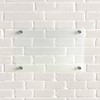 Joyan 10pc Screw Spacer Sign Holder, Stainless Steel Post Mount,