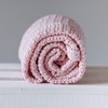 Abeille Soft Cotton Cellular Blanket Pink