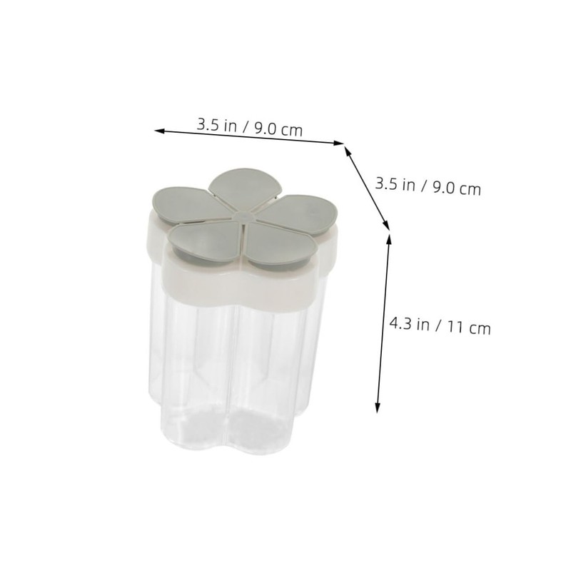 CIYODO Portable Spice Containers 2-piece Seasoning Jar Set Spice Dispenser