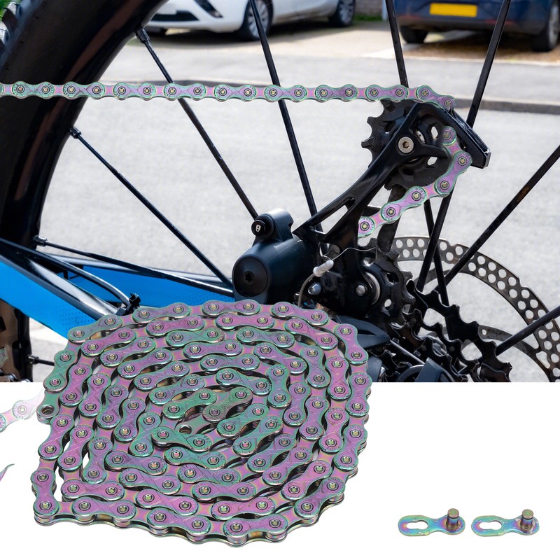 11 Speed Mountain Bike Colorful Chain for Road Bicycle Cycling