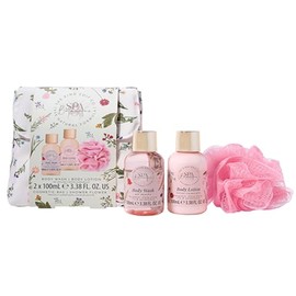The Kind Edit Co. Spa Botanique Mini Shower Pouch - Gift Set