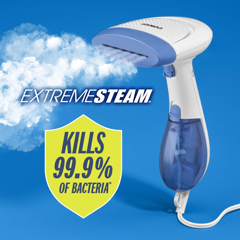Conair Handheld Garment Steamer for Clothes, ExtremeSteam 1200W, Portable Handheld