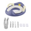 Kids Potty Training Seat Soft PU Cushion Splatter Proof Stable