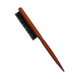 TSLRSA Teasing Hair Brush Boar Bristle Hair Brush Tail Comb Professional Salon Comb for Long, Thick, Curly, Wavy, Dry or Damaged Hair, Reduces Hair Breakage