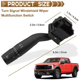 Turn Signal Windshield Wiper Multifunction Switch Compatible with Fd F-150 2011-2013 F-250/F-350/F-450/F-550 Super Duty 2011-2013 Headlight Dimmer Switch Replace OE Number 2330900 BC3Z13K359AA