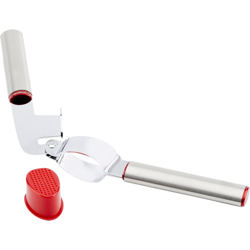 Good Cook Gourmet Stainless Steel Garlic Press, Silver
