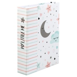 Hama Children's Photo Album My Little Me Night (100 Pages, Maximum 200 Photos 10 x 15 cm, Album Size 19 x 25 cm, CD Compartment) Multi-Coloured