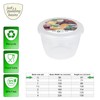 Just Pudding Basins Clear 1/4 Pint 140ml Small Basin Food