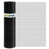 GoldPeak Black Hardware Cloth 1/2 inch 36in. x 50ft. 19 Gauge - Vinyl Coated Chicken Wire Mesh Roll Garden Fence Chicken Coop Wire Cage Wire Rabbit Wire Rodent Mesh Chicken Fence