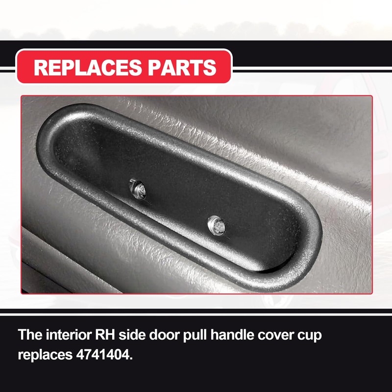 SYudwen Front Right Side Door Pull Handle Cup Trim for