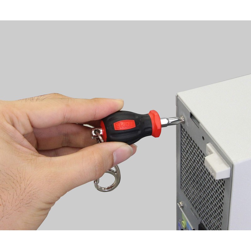 TONE G-052BY Mini Screwdriver Keychain Yellow