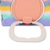 Tablet Case Silicone Hard PC Precise Cutouts Adjustable Strap 360