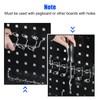 SPEEDWOX Pegboard Screwdriver Holder Pegboard Hook Assortment Multi Tool Holder