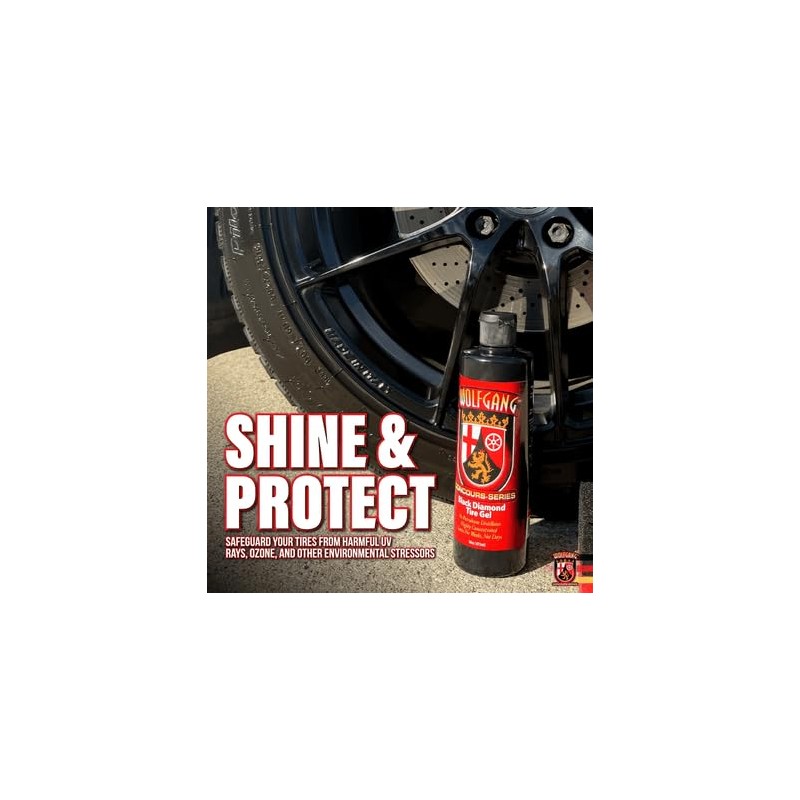 Wolfgang Black Diamond Tire Gel | High-Gloss Shine & UV