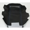 Kar Designers w/Blue Stitch Real Leather Center Console Lid Cover