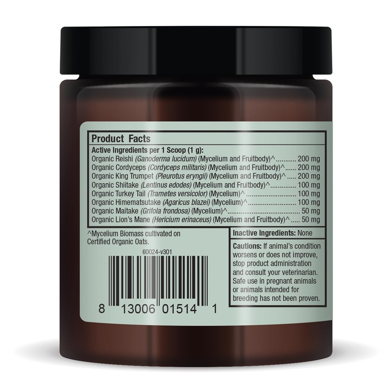 Dr. Mercola Bark & Whiskers Organic Fermented Mushroom Blend -