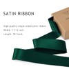 SDZMDL Forest Green Satin Ribbon for Gift Wrapping, Christmas Tree