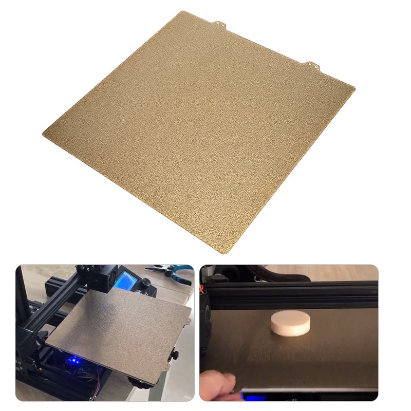 300x300mm Double Sided Textured PEI Powder Coated Spring Steel Sheet