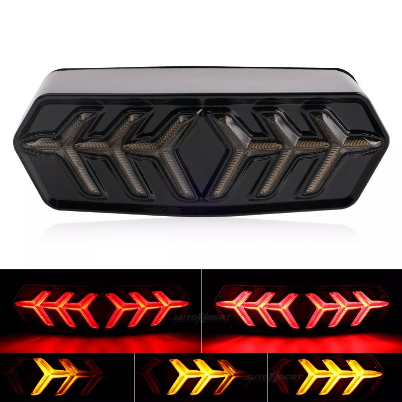 AUTOXBERT LED Tail Light Integrated with Turn Signal For MSX125/SF