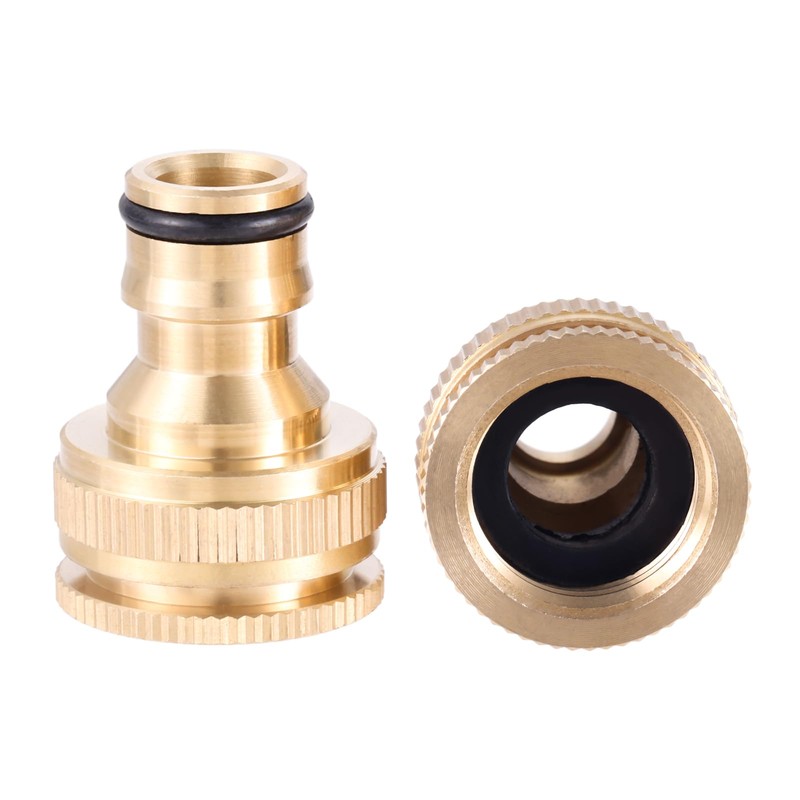 Hicello 4PACK Garden Hose Quick Connector, Quick Disconnect Hose Fittingsn