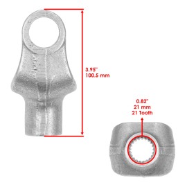 Caltric Rear Drive Shaft Yoke U-Joint for Yamaha Big Bear 400 YFM400F YFM400FH 4X4 00-01