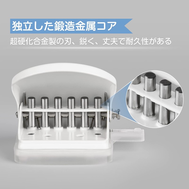 WORKLION Loose Leaf 6 Hole Punches: Personal Organizer, Refill, Binder,