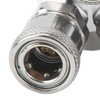 Kadimendium 3 Way Quick Coupler Quick Connect Air Hose Splitter