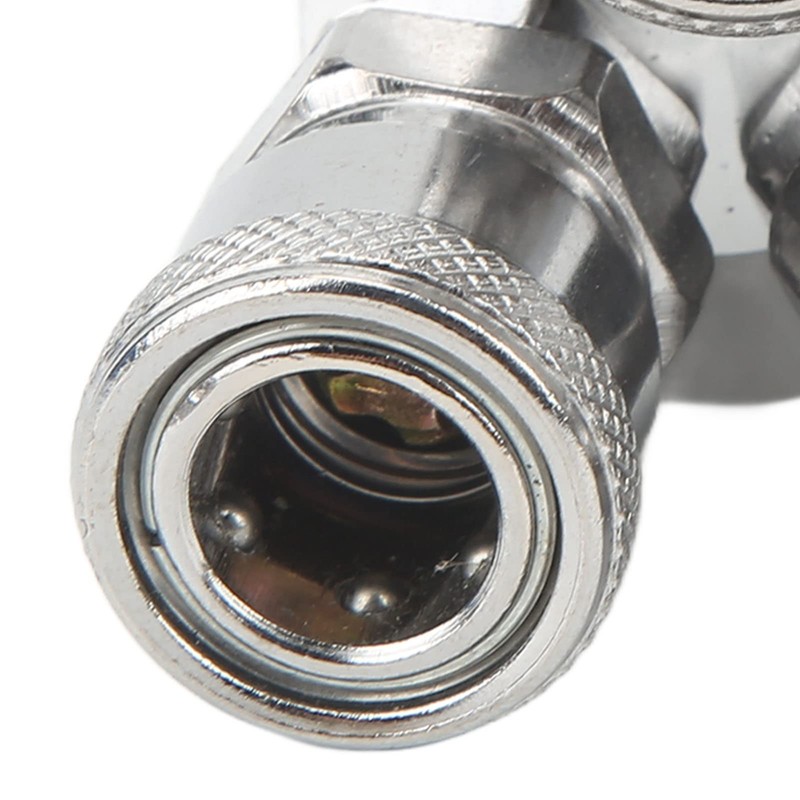 Kadimendium 3 Way Quick Coupler Quick Connect Air Hose Splitter