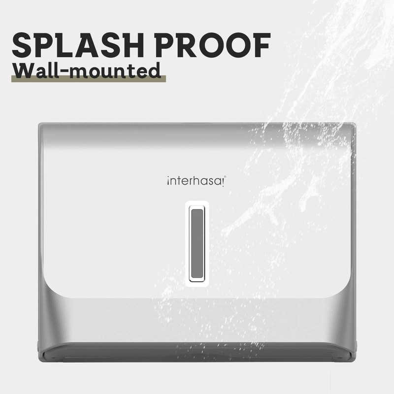 interhasa! Commercial Paper Towel Dispenser Wall Mounted C-fold Hand Towel