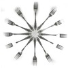 DecorRack 12pcs Dinner Forks, Stainless Steel, 7.5 inches, Flatware, Dishwasher