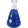 2000ml Narrow Mouth Erlenmeyer Flask with Rubber Stopper, 3.3 Borosilicate