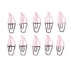 100 Pcs Shaped Paper Clips 2 Color Ice Cream Shape