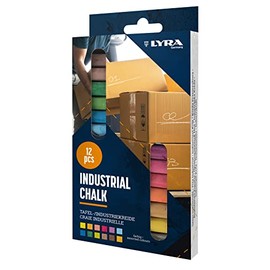 LYRA Industrial Chalk Coloured Chalk Box of 12 Chalks