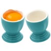 vibedor 2 Pcs Colorful Ceramic Egg Cups Caribbean