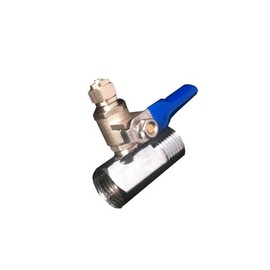 *5 Pack* 3/8" Inline TAP Feed Water Plumbing Valve- Allow Insertion of 1/4" Tube