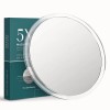 Mavoro Magnifying Mirror with 3 Suction Cups 9 Inch (5X
