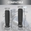 Motorcycle Black Hand Grips - 1 Inch Handlebar Grips Universal