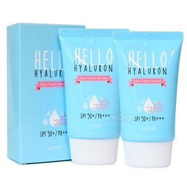 LG Household & Health Care 라끄베르 헬로 히알루론 데일리 선크림 50ml+50ml Lacvert Hello Hyaluron Daily Sun Cream 50ml+50ml